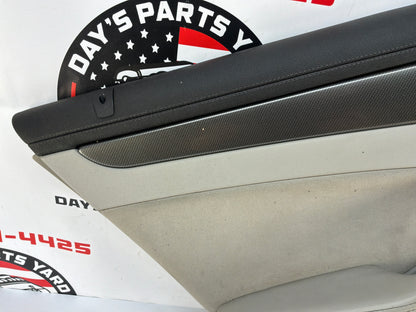 2009 Cadillac CTS-V LH Driver Rear Interior Door Panel OEM Titanium