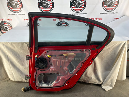 2008 Pontiac G8 GT RH Passenger Rear Exterior Outside Door Red OEM