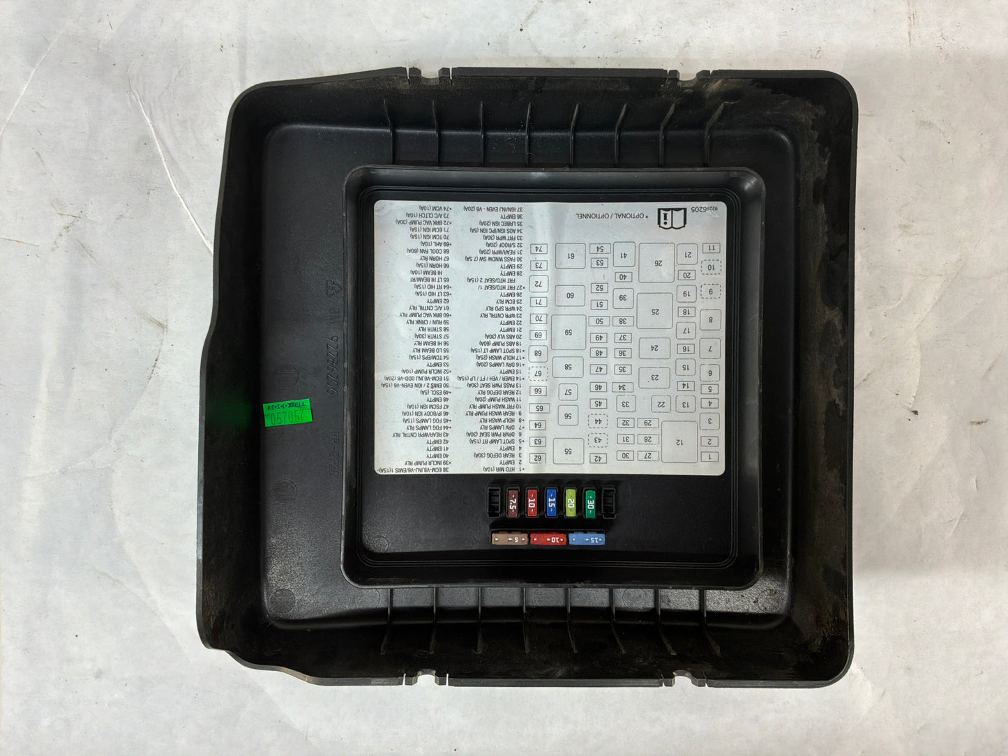 2017 Chevrolet SS Sedan Engine Bay Fuse Relay Wiring Wire Harness Junction Box Block Cover OEM