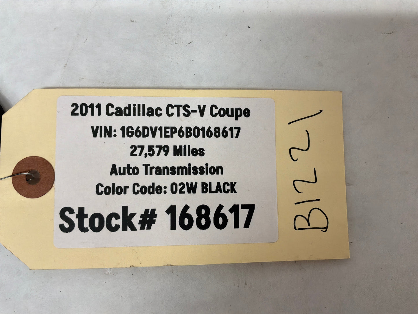 2011 Cadillac CTS-V Coupe Over Head Overhead Rear Console Reading Dome Light OEM