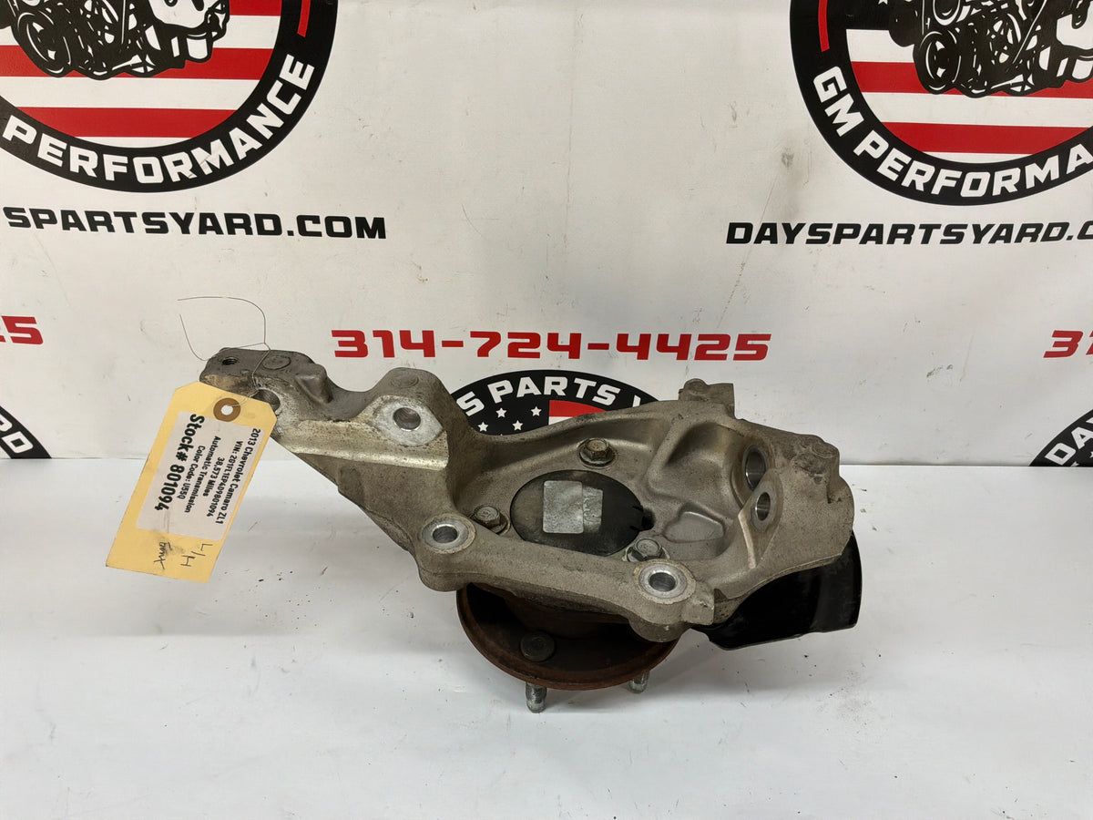 2013 Chevy Camaro ZL1 LH Driver Front Suspension Spindle Knuckle Hub OEM