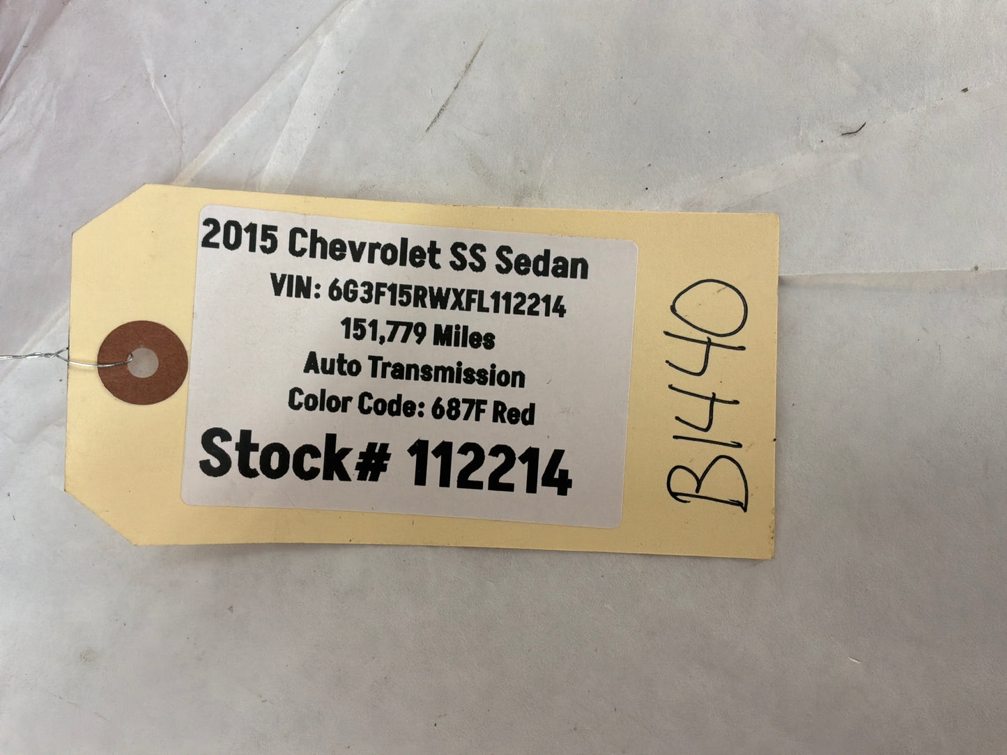 2015 Chevy SS Sedan Positive Battery Jump Start Cover OEM