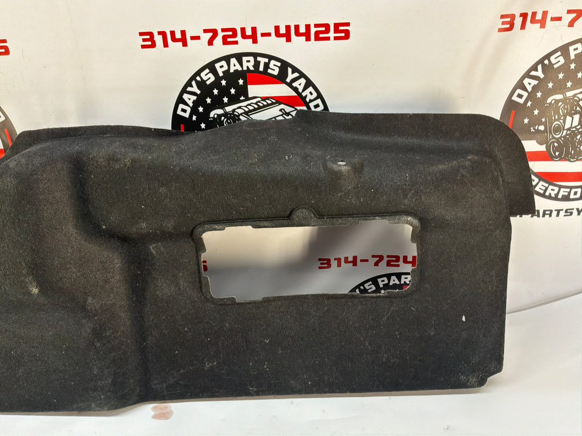 2008 Pontiac G8 GT LH Driver Interior Trunk Quarter Cargo Carpet Trim Panel Cover OEM