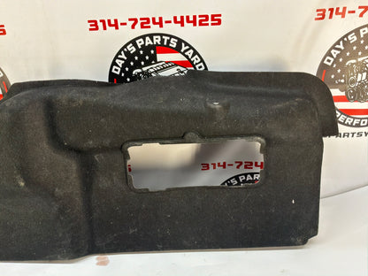 2008 Pontiac G8 GT LH Driver Interior Trunk Quarter Cargo Carpet Trim Panel Cover OEM