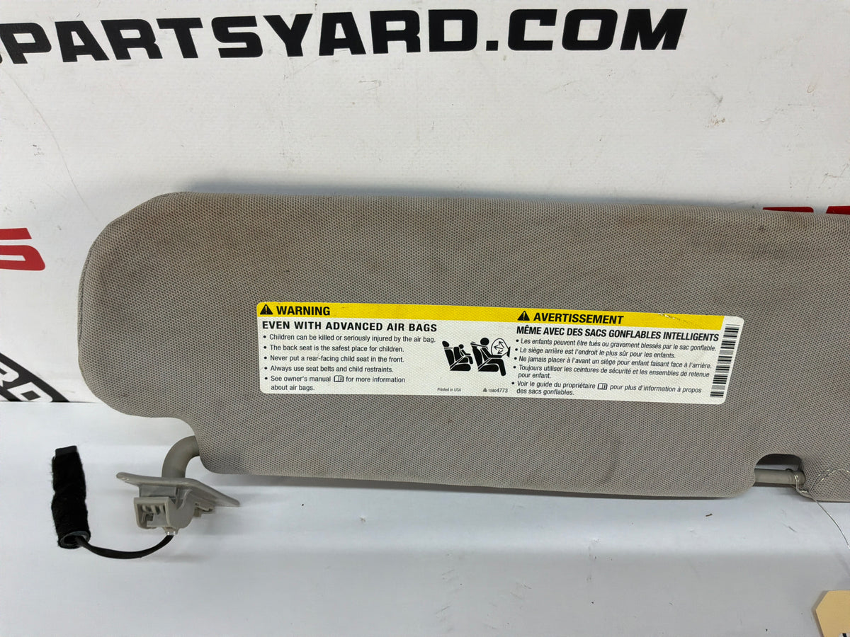 2014 Chevy SS Sedan RH & LH Sun Visor Sunvisor Shade OEM