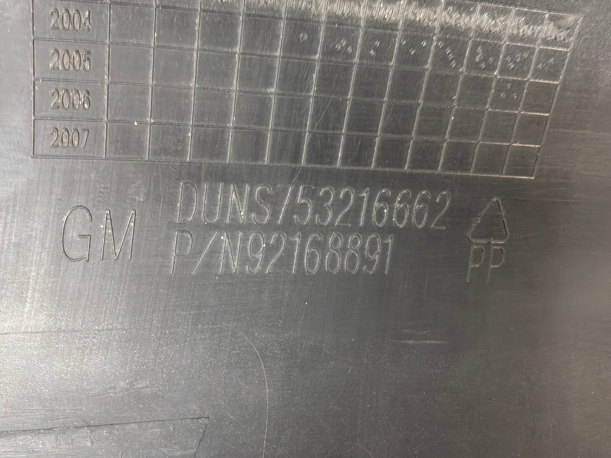 Front bumper - Day's Parts Yard