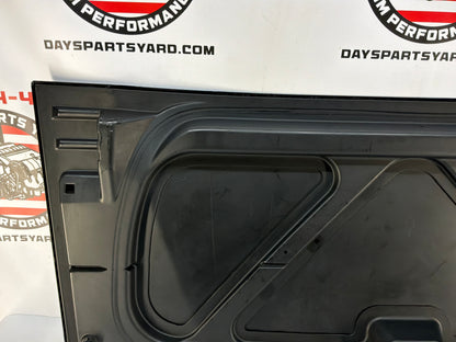 2007 Chevy C6 Corvette Convertible Trunk Deck Lid Black OEM cracked by latch