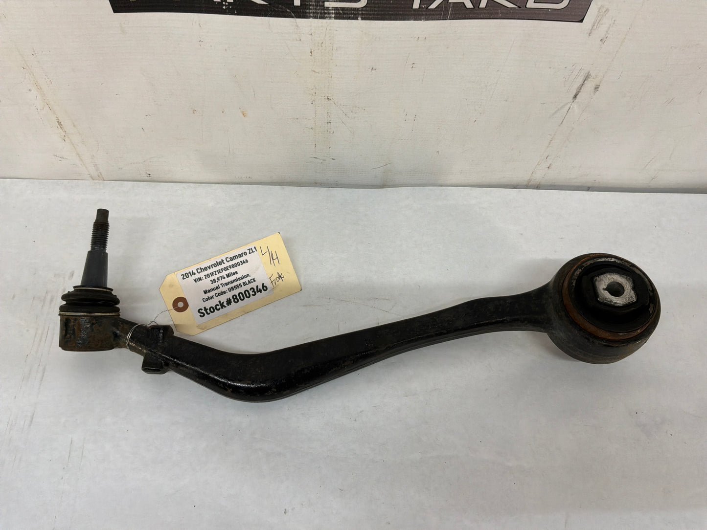 2014 Chevy Camaro ZL1 LH Driver Front Suspension Lower Control Arm OEM