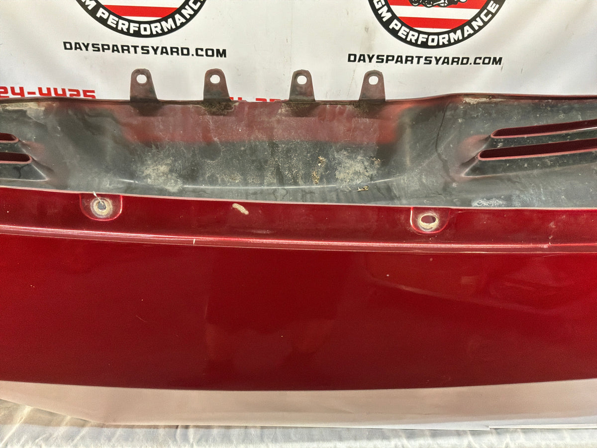 2002 Chevy C5 Corvette Rear Bumper Cover Red OEM