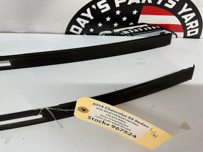 2014 Chevy SS Sedan RH & LH Roof Panel Joint Finish Molding Trim OEM