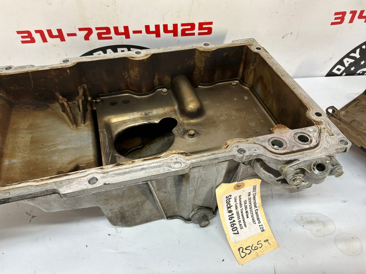 2002 Chevy Camaro Z28 Oil Pan Widget Tray Pick Up Tube & Dip Stick OEM