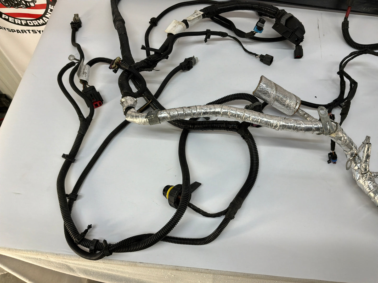 2007 C6 Corvette Convertible Engine Motor Automatic Transmission Wire Wiring Harness OEM