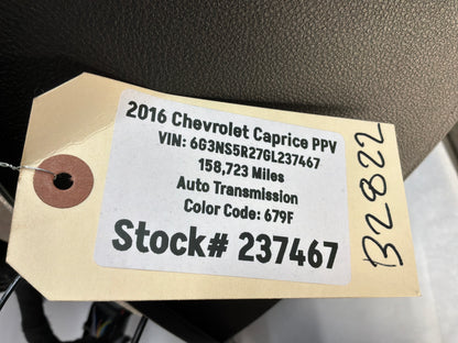 2016 Chevy Caprice PPV Complete Dash & Center Console w/ Shifter OEM
