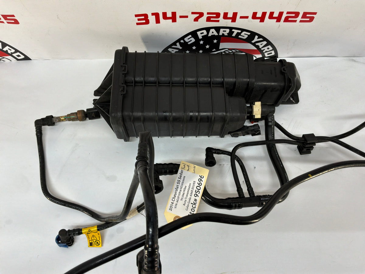 2014 Chevy SS Sedan Evaporation Fuel Vapor Canister W/ EVAP Lines Hoses Tubes OEM