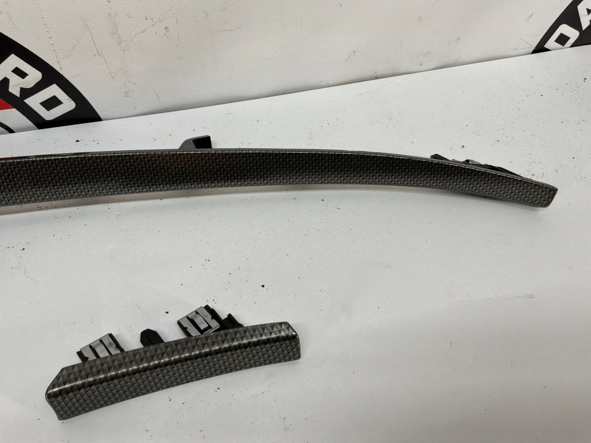 REPICTURE W/ TRIM OFF CENTER CONSOLE2009 Cadillac CTS-V Sedan Carbon Fiber Dash Trim Panel Molding Inserts OEM - Day's Parts Yard