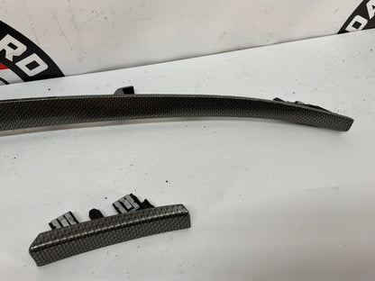 REPICTURE W/ TRIM OFF CENTER CONSOLE2009 Cadillac CTS-V Sedan Carbon Fiber Dash Trim Panel Molding Inserts OEM - Day's Parts Yard