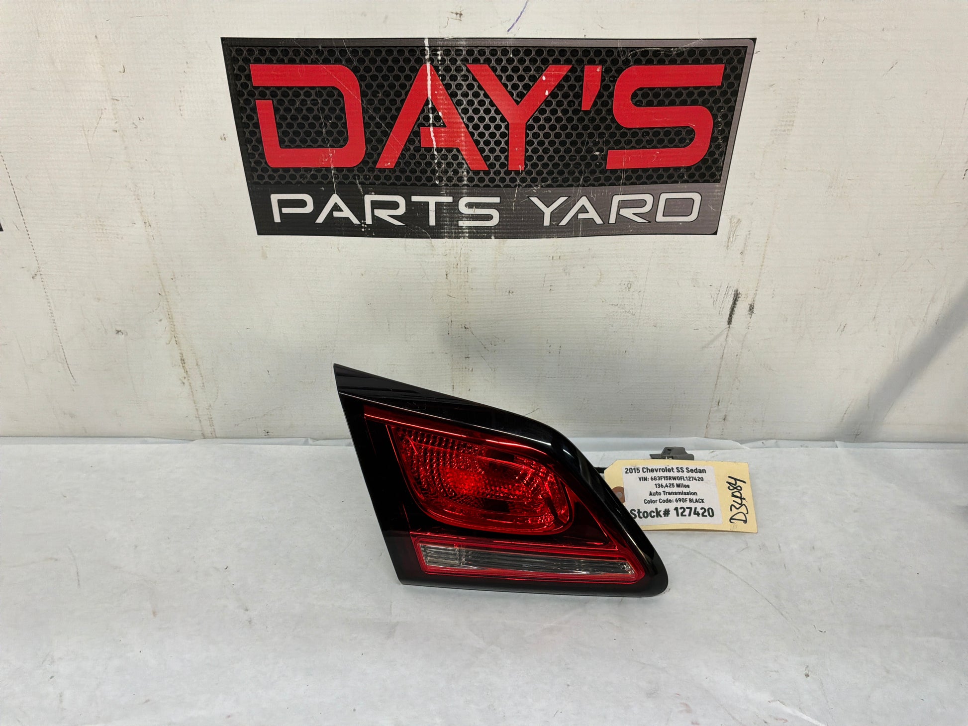Lh taillight - Day's Parts Yard