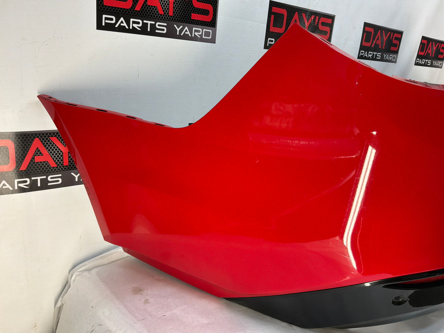 2015 Chevy SS Sedan Complete Rear Bumper Cover Panel Red OEM