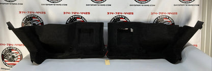 2006 Cadillac CTS-V RH & LH Interior Quarter Trunk Carpet Felt Liner Trim