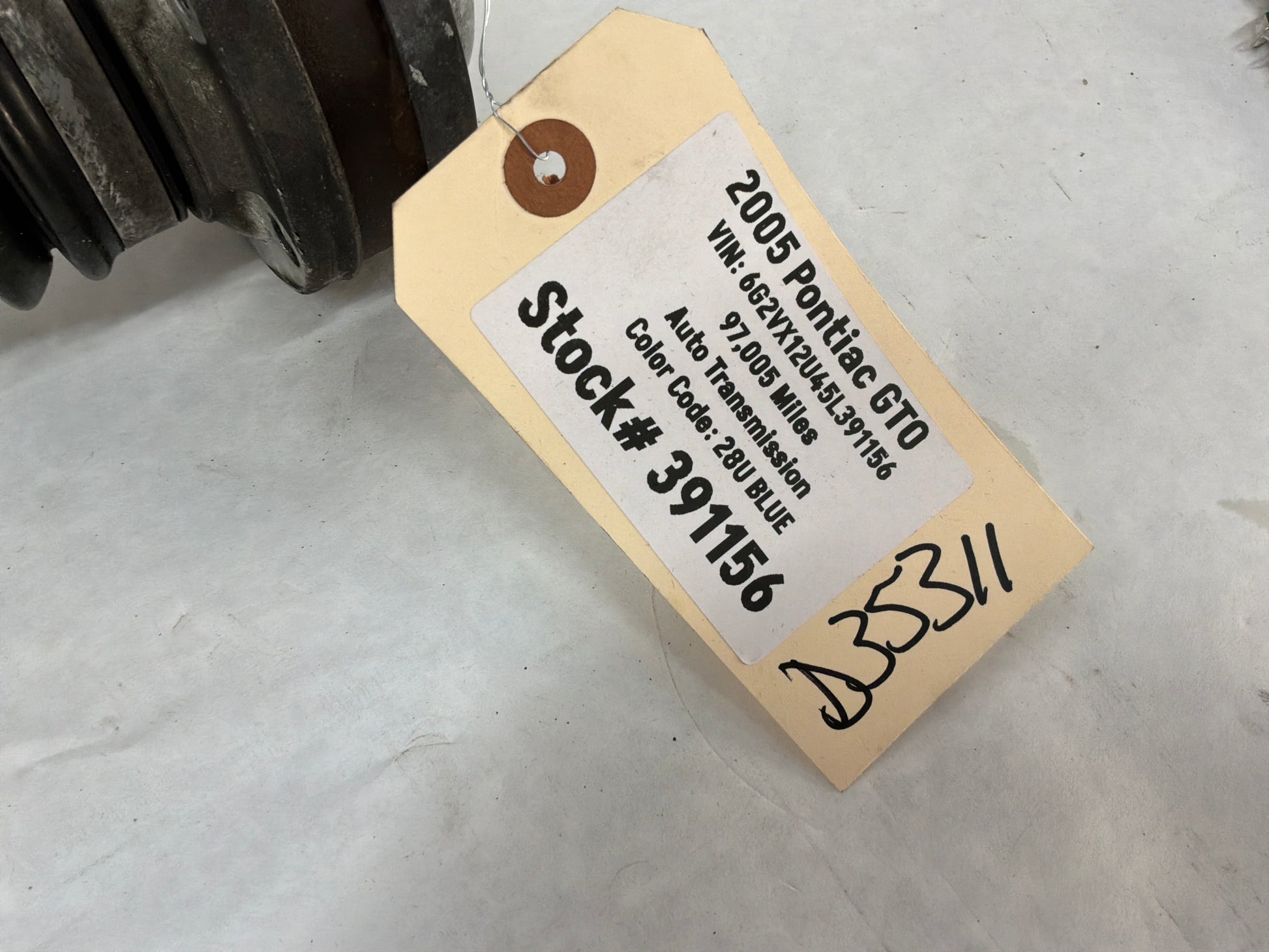 Lh axle - Day's Parts Yard