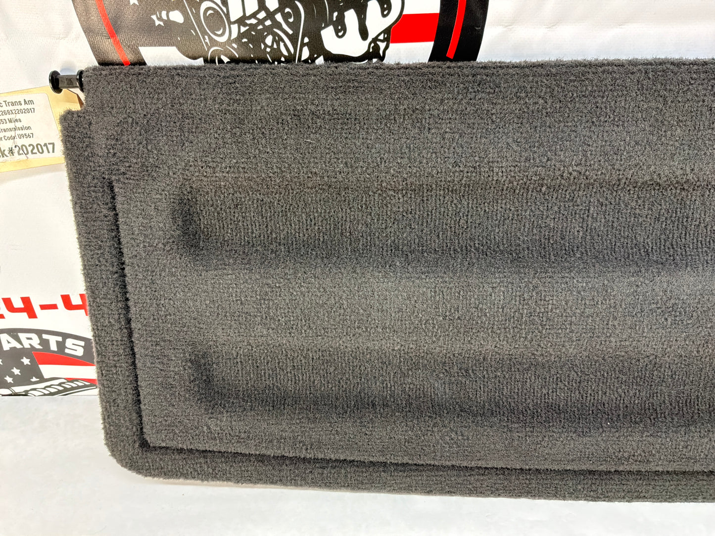1999 Pontiac Trans Am WS6 Rear Hatch Cargo Cover Trunk Shade Ebony Black OEM
