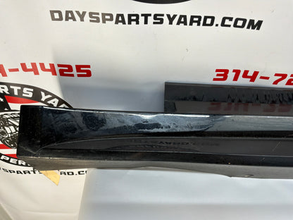 2009 Cadillac CTS-V LH Driver Rocker Molding Side Skirt Panel Black OEM