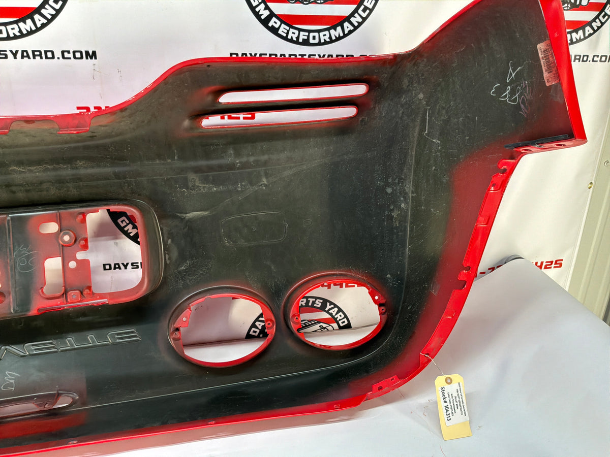 2002 Chevy C5 Corvette Convertible Rear Bumper Cover Red OEM
