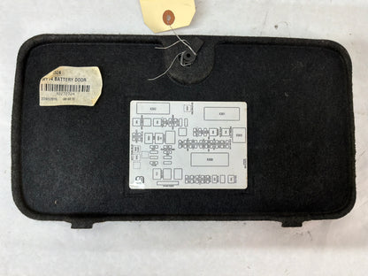 2015 Chevy SS Sedan Passenger Compartment Fuse Block Fuse and Relay Identification Label