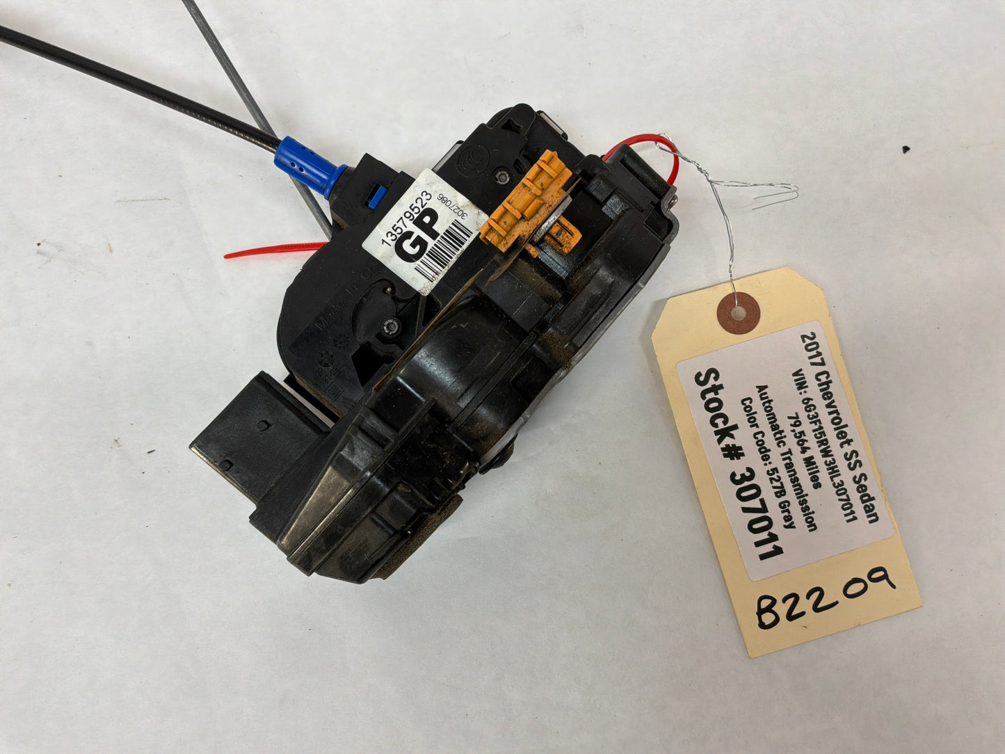 2017 Chevy SS Sedan RH Passenger Front Door Lock Actuator OEM