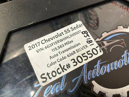2017 Chevy SS Sedan ROTO-FAB Cold Air Intake Box CAI