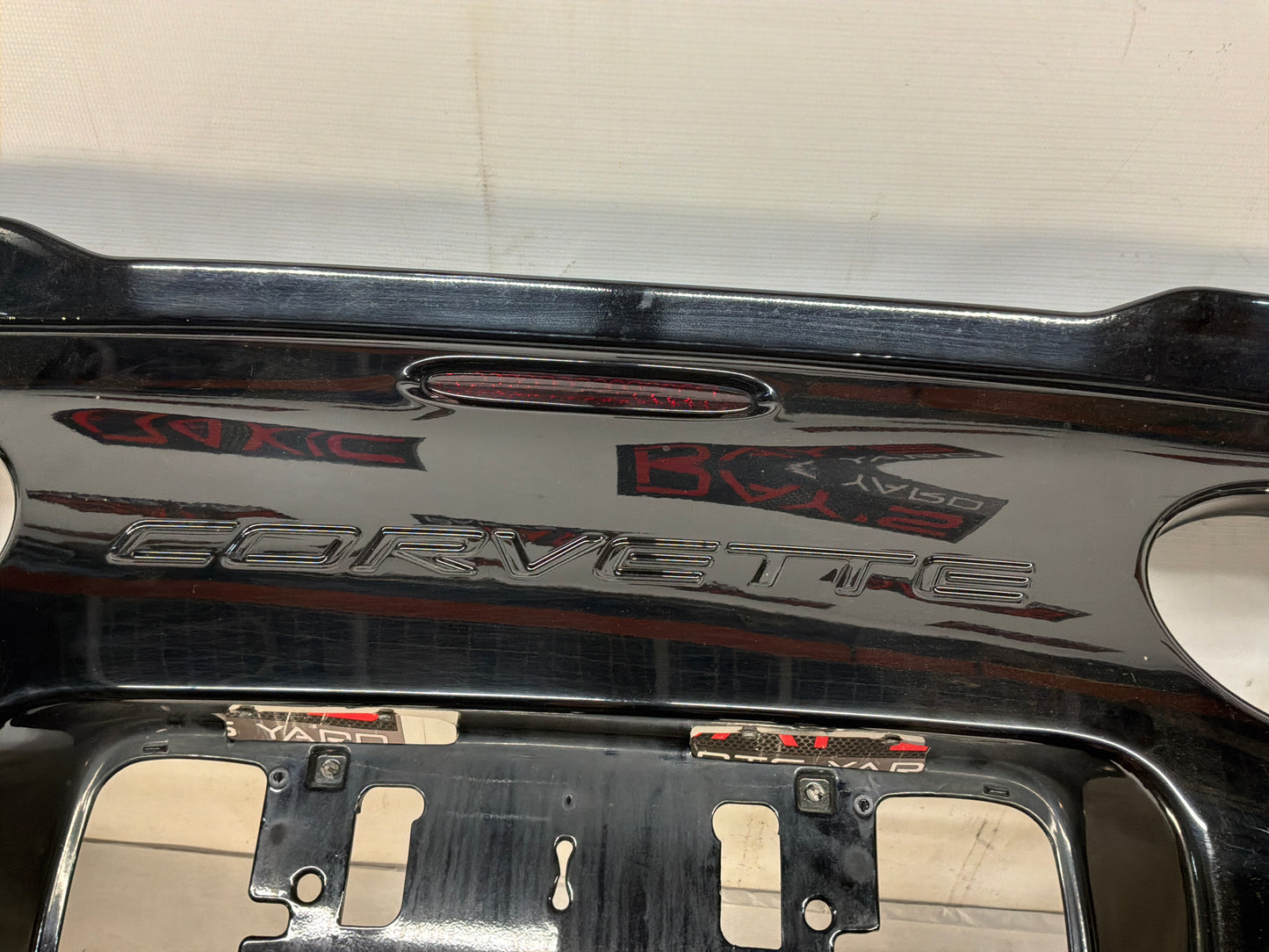 1999 Chevy C5 Corvette Rear Bumper Cover Black OEM