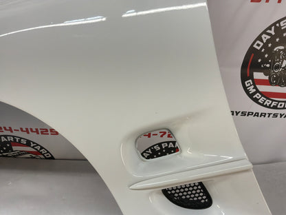1999 Pontiac Trans Am WS6 LH Driver Front Fender White OEM