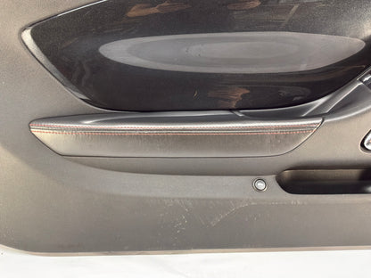 2013 Chevy Camaro ZL1 LH Driver Carbon Flash Front Interior Door Panel Trim OEM
