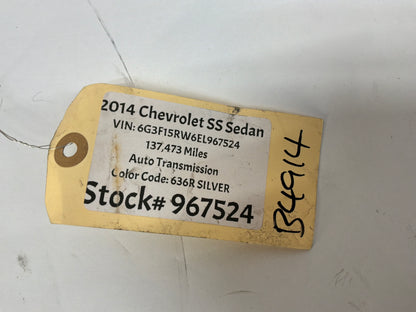 2014 Chevy SS Sedan Driveshaft Drive Shaft Couplers Isolators OEM