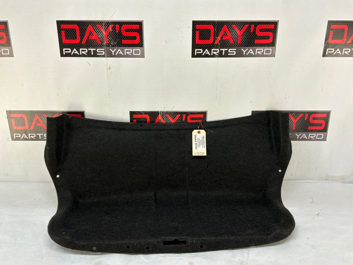 Trunk lid liner - Day's Parts Yard