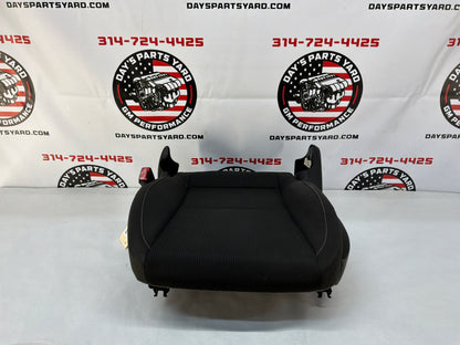2014 Chevy Camaro LH Driver Front Seat Bottom Black Clothe OEM