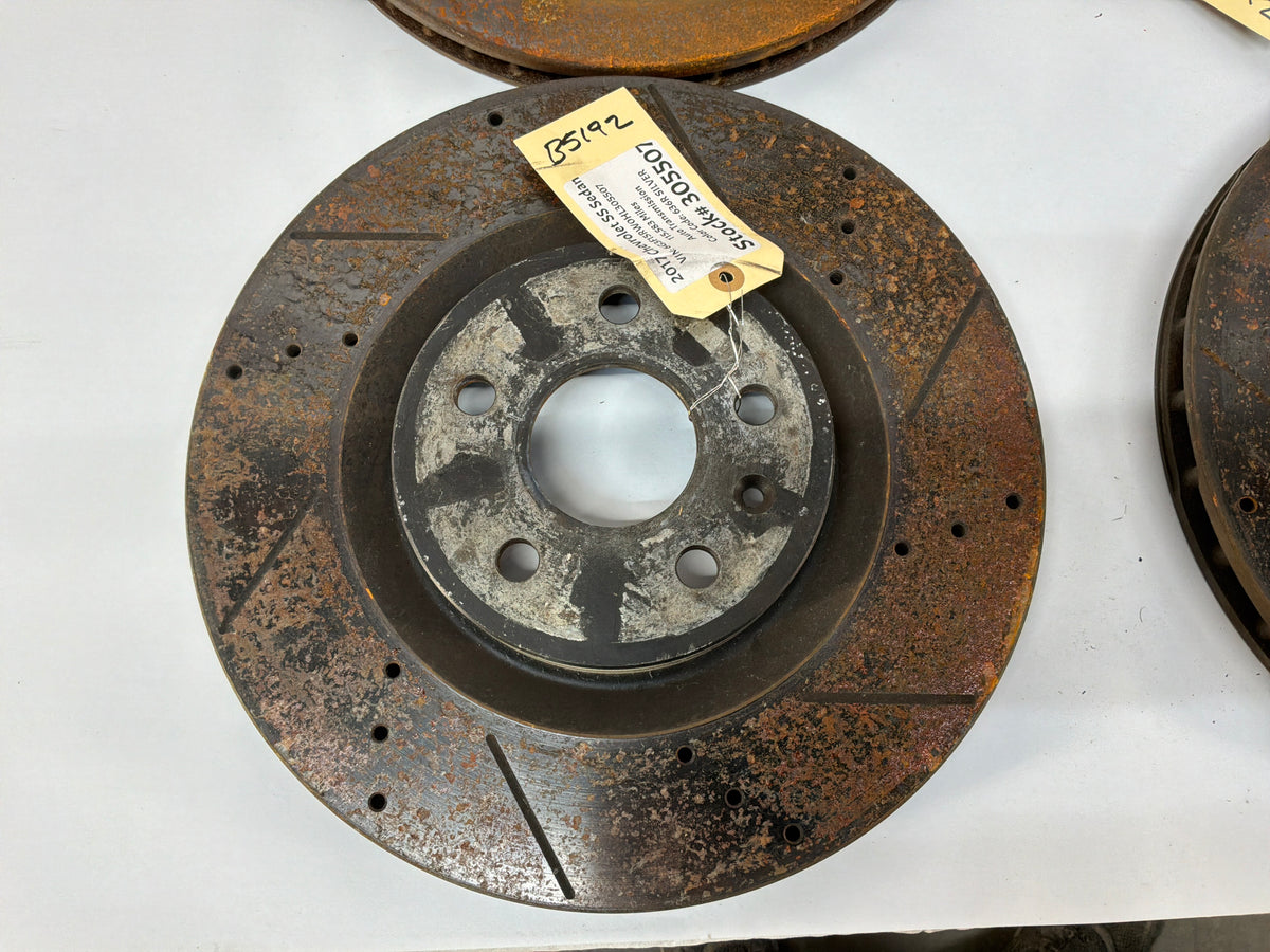 2017 Chevy SS Sedan Front and Rear Rotors OEM