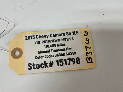 2015 Chevy Camaro SS 1LE RH, LH & Center Rear Bumper Fascia Support Bracket Mount OEM