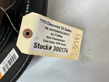 2017 Chevy SS Sedan RH Passenger Rear Suspension Spindle Hub Knuckle Wheel Bearing OEM