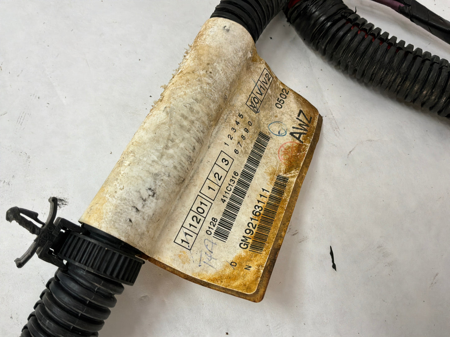 2005 Pontiac GTO Starter Alternator Positive Negative Battery Cable Wire Wiring Harness OEM