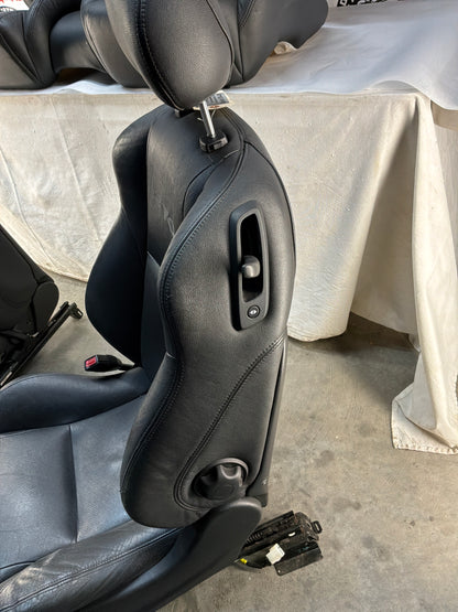 2005 Pontiac GTO Black Leather Front and Rear Seats Set OEM