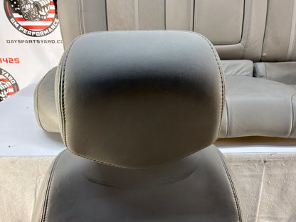 2009 Cadillac CTS-V Seats Fronts and Rears Leather and Suede OEM Titanium