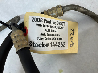 2008 Pontiac G8 GT Transmission Oil Fluid Cooler Lines Hoses Tubes Pipes OEM