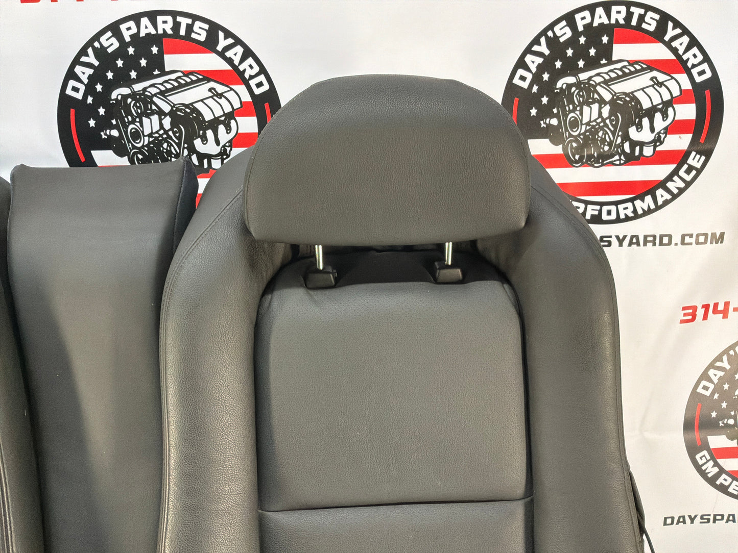 2005 Pontiac GTO Black Leather Front and Rear Seats Set OEM