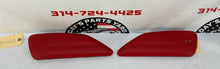 2021 Chevy Camaro SS RH & LH Door Armrest Red Knee Pads Panels OEM