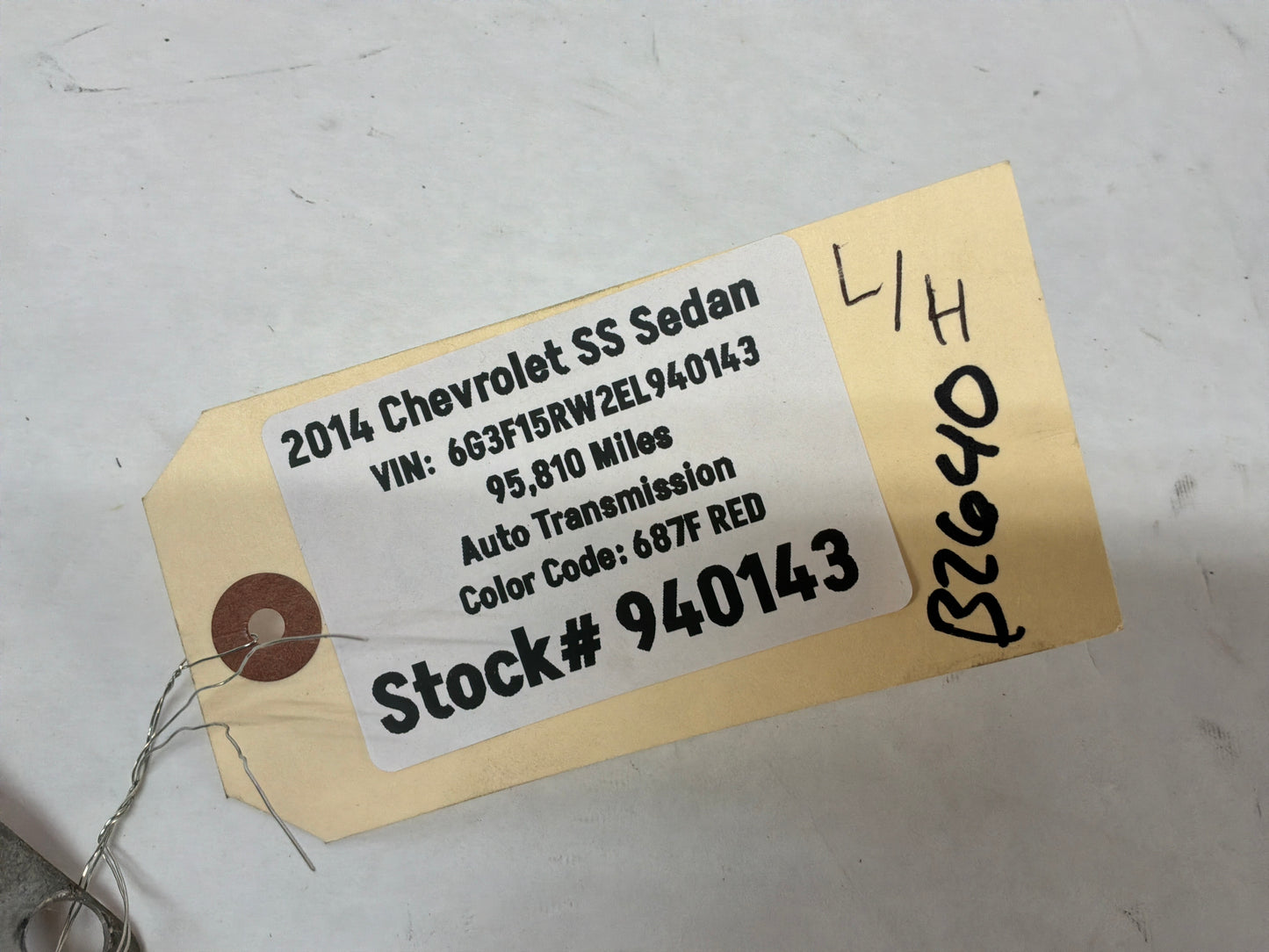 2015 Chevy SS Sedan RH & LH Weld On Hood Hinge Brackets OEM