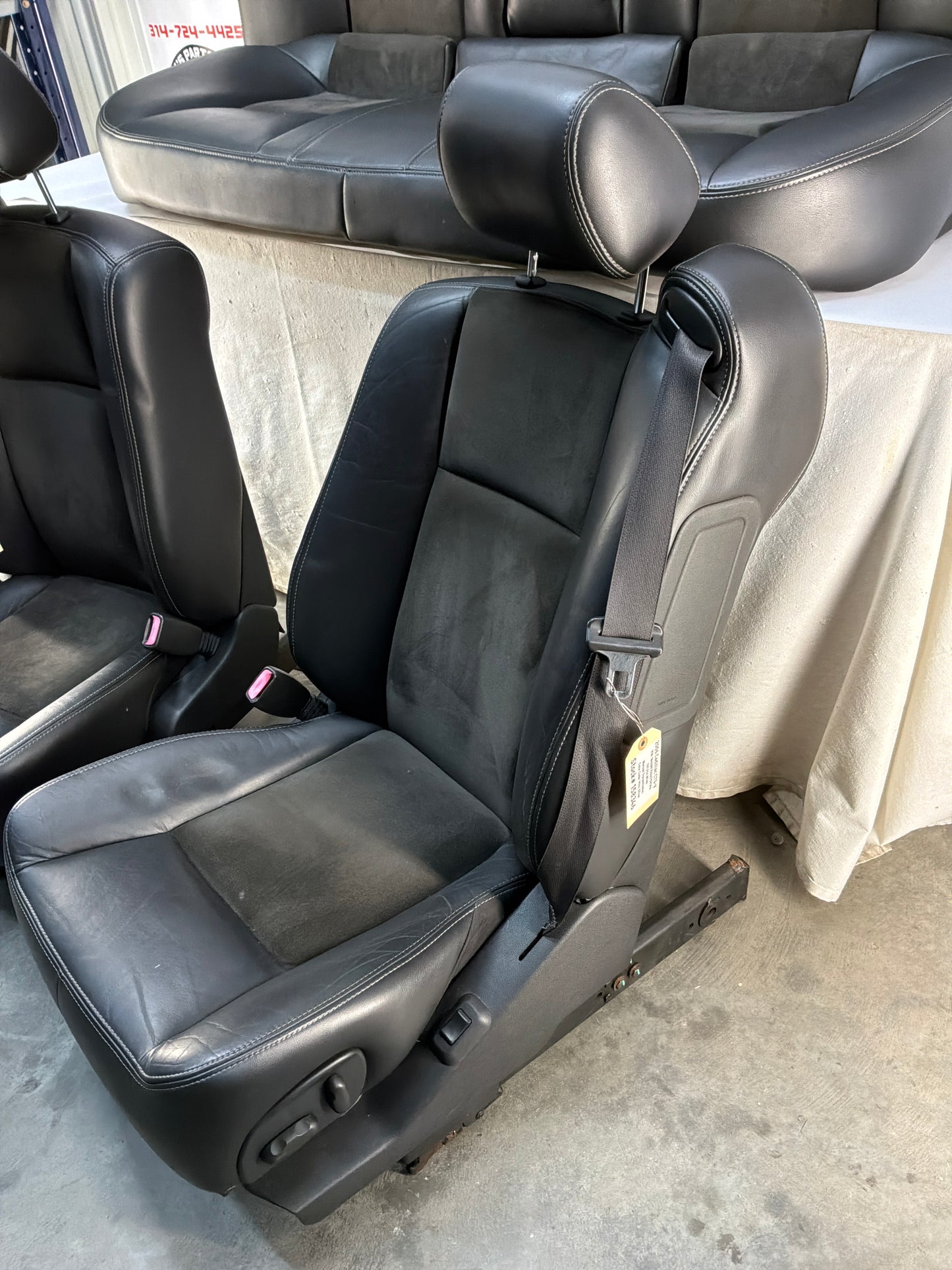 2006 Cadillac CTS-V Seats Fronts & Rears Non Recaro Leather and Suede OEM