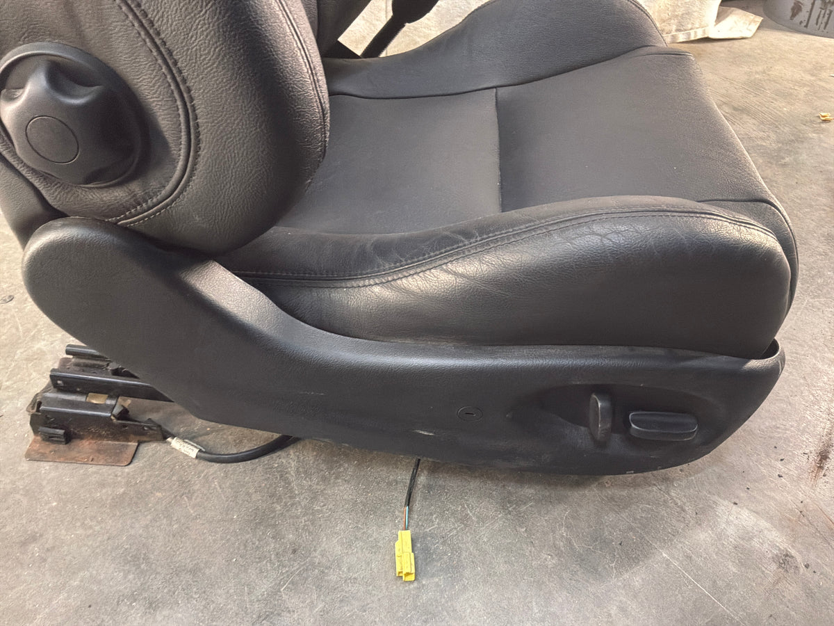 2006 Pontiac GTO Black Leather Front and Rear Seats Set OEM