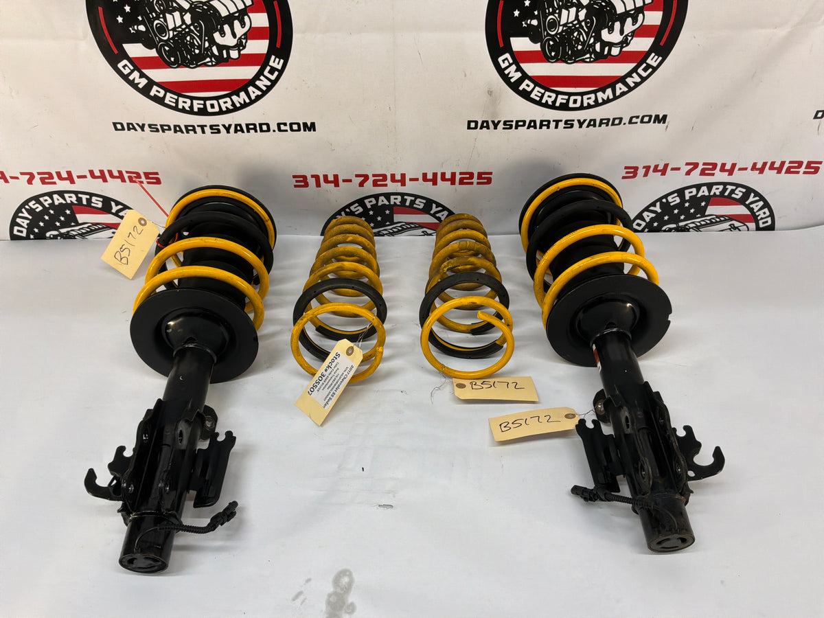 2017 Chevy SS Sedan Front Magnetic Ride Suspension Struts w/ King Coil Springs