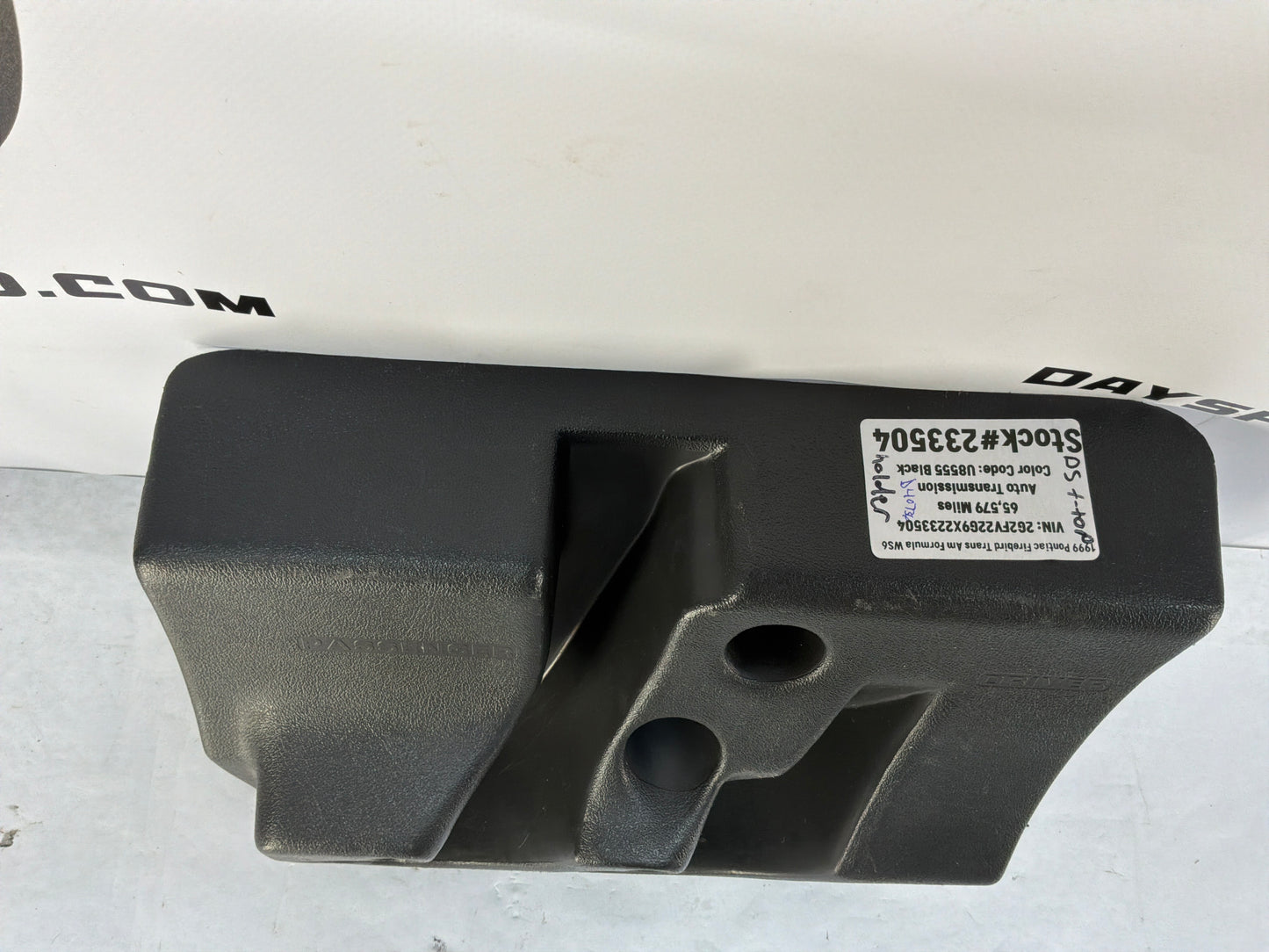 1999 Pontiac Firebird Trans Am Formula WS6 LH Driver Cargo Trunk Well T-Top Storage Holder OEM